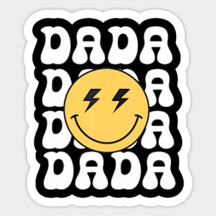 Dada One  Dude Birthday Theme Family Sticker